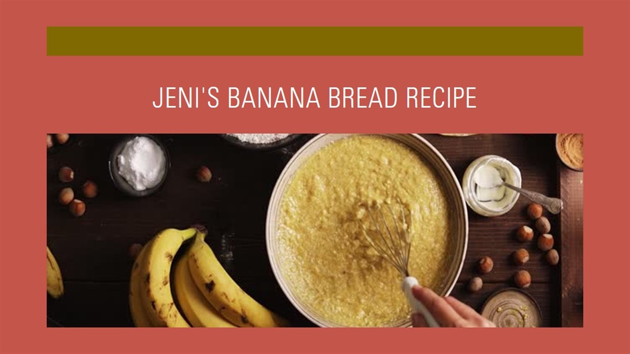 Jeni's Banana Bread Recipe