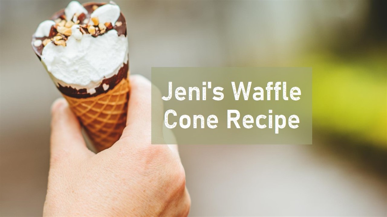 Jeni's Waffle Cone Recipe